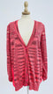 Cardigan fiammato over