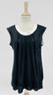 Top collo a contrasto