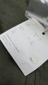Frac in lino con cartellino