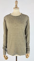 T-shirt righe cotone-lino