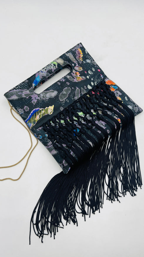Borsa fantasia con frange