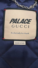 Bomber denim e pelliccia GUCCI Palace