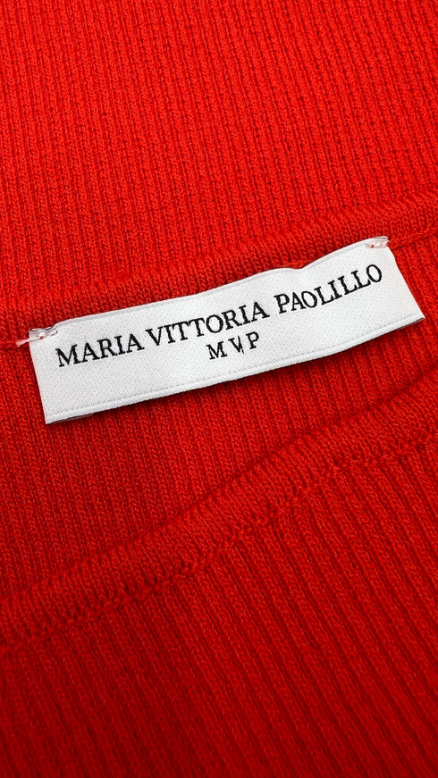 Canotta costine rosse