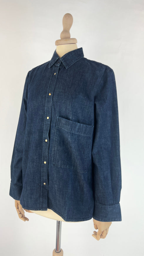 Camicia in denim cotone