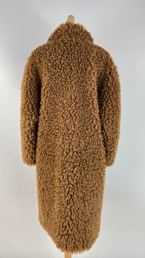 Cappotto doppiopetto teddy