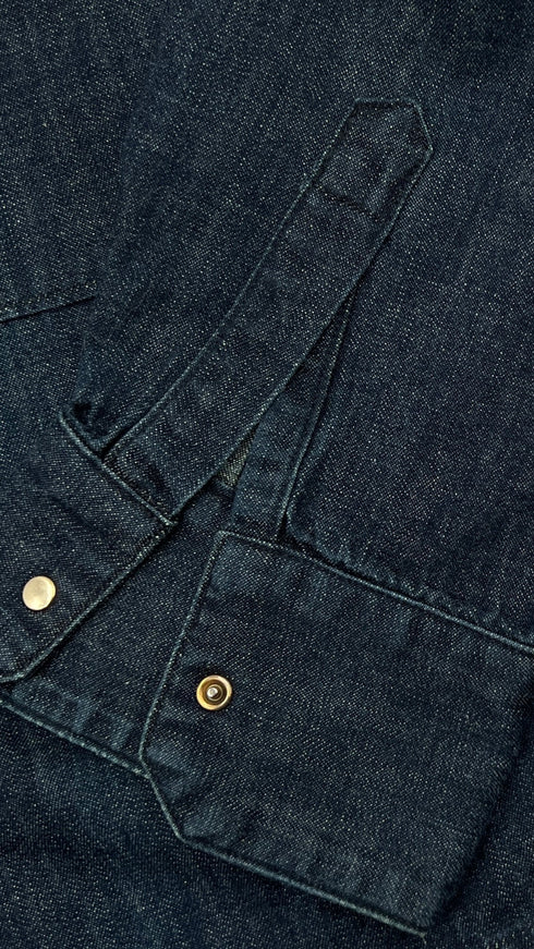 Camicia in denim cotone
