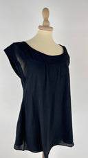 Top smanicato nero MARNI