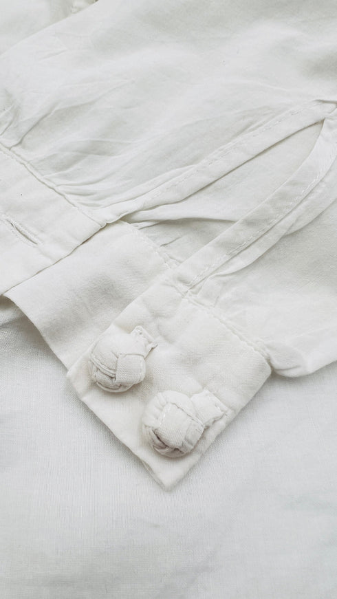 Camicia cotone plissè
