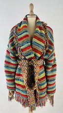 Cardigan aperto con frange ALANUI