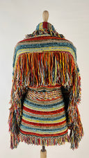 Cardigan aperto con frange ALANUI