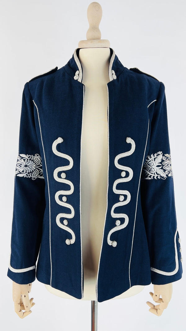 Blazer con passamanerie