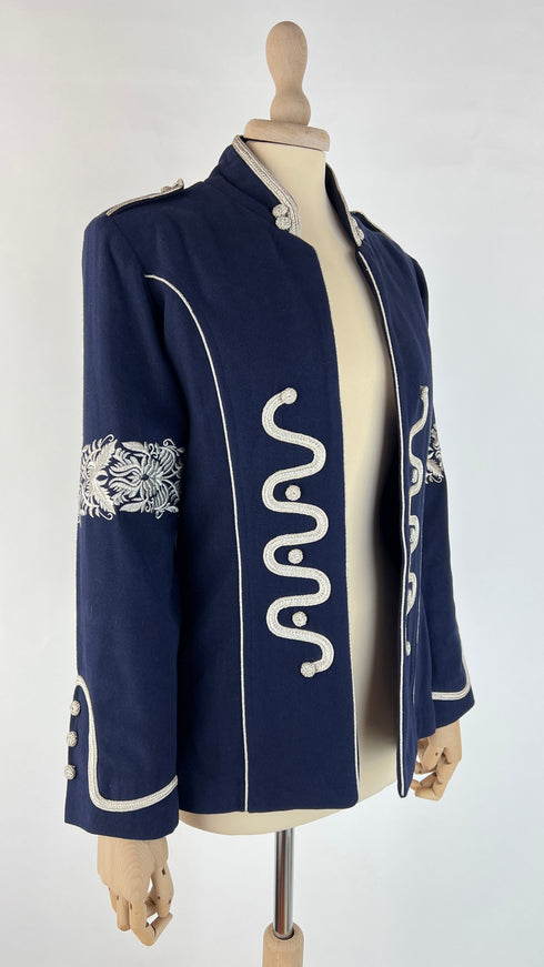 Blazer con passamanerie