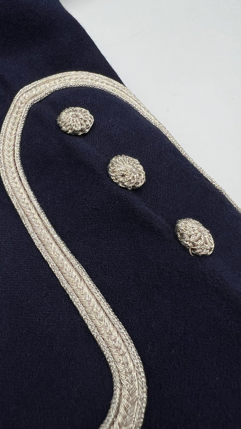 Blazer con passamanerie