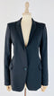 Blazer in lana nera