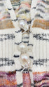 Cardigan lungo fiammato