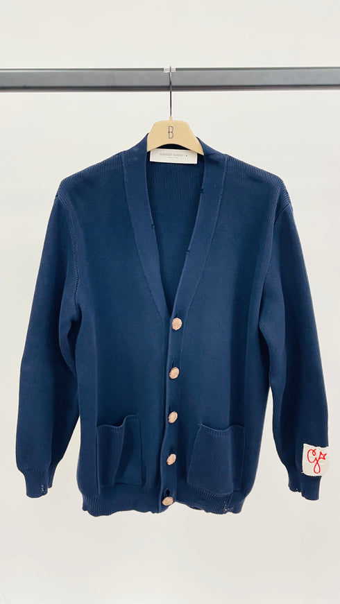 Cardigan blu navy