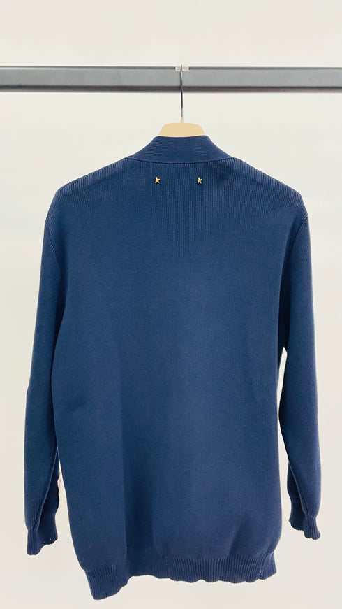 Cardigan blu navy