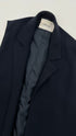 Gilet lungo blu