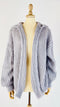 Cardigan con cappuccio