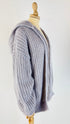 Cardigan con cappuccio