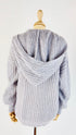 Cardigan con cappuccio
