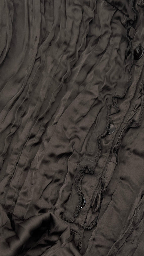 Chemisier plissé corto