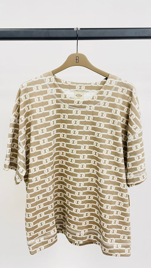 T-shirt motivo catene