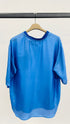T-shirt raso di seta con cartellino