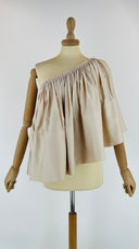 Top monospalla con cartellino Solace london