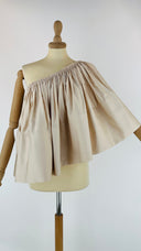 Top monospalla con cartellino Solace london
