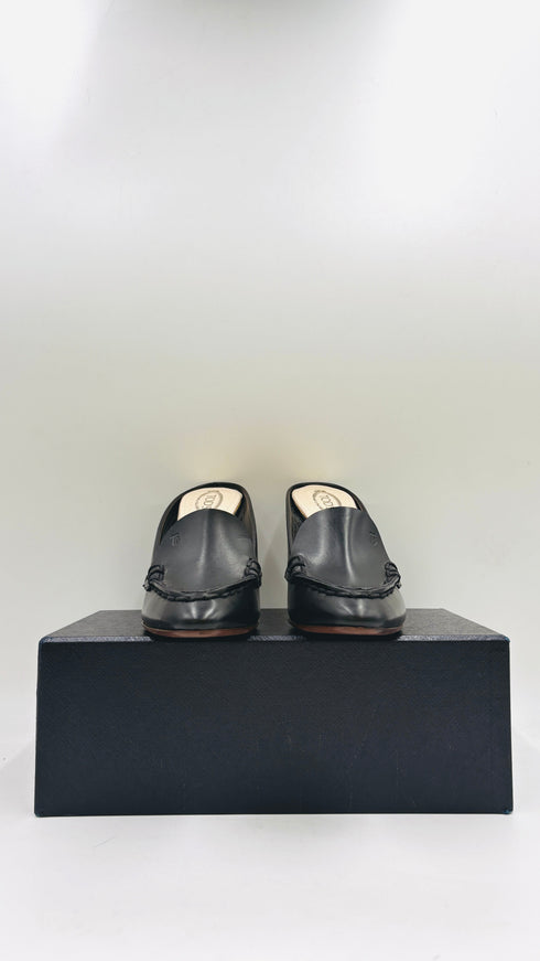 Mules neri con tacco N.38