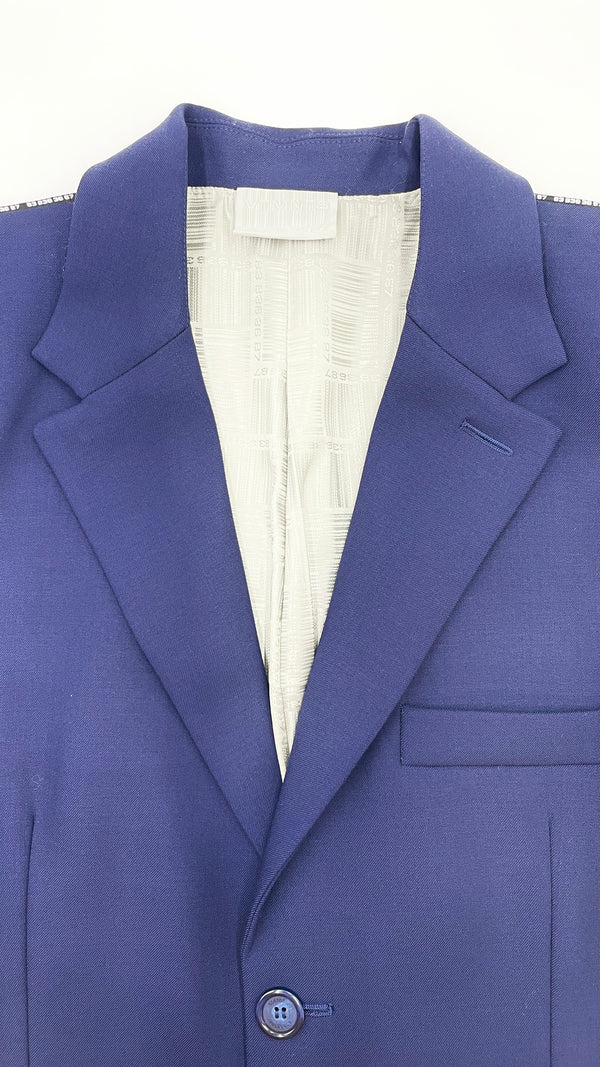 Blazer oversize blu