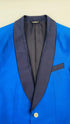 Blazer in seta con cartellino
