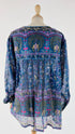 Blusa semi-trasparente