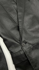Blazer doppiopetto in pelle ANN DEMEULEMEESTER