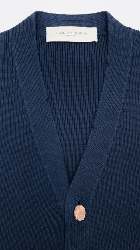 Cardigan blu navy