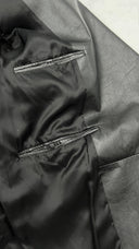 Blazer doppiopetto in pelle ANN DEMEULEMEESTER