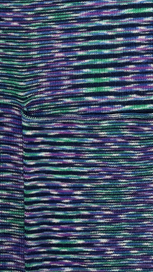Cardigan blu fiammato