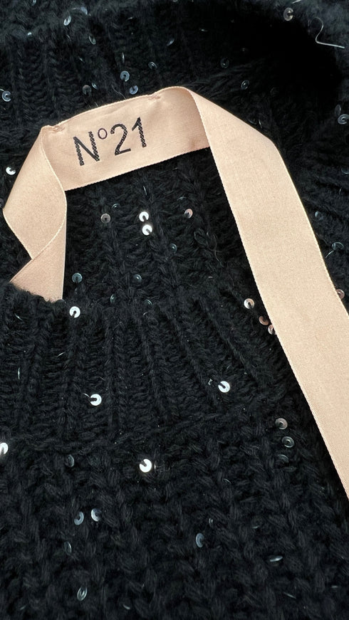 Maglione con paillettes