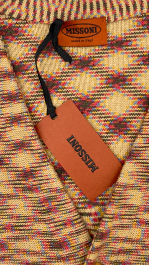 Cardigan cotone con cartellino