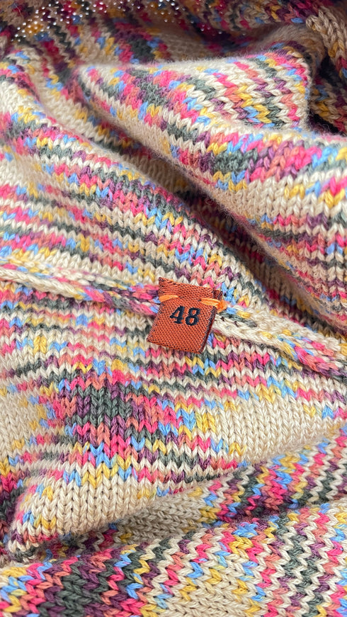 Cardigan cotone con cartellino