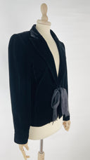 Blazer in velluto TESSUTO VALENTINO
