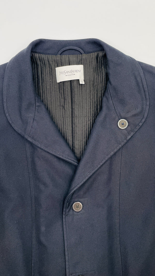 Giacca cotone blu