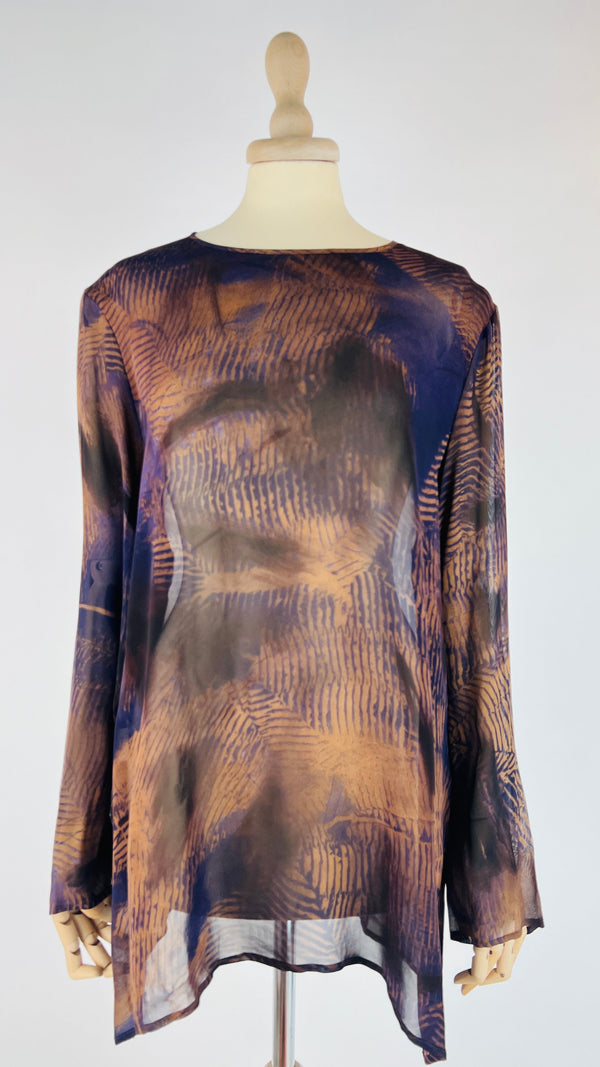 Blusa in mesh vintage