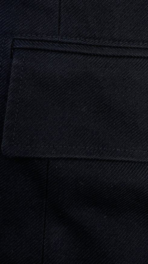 Giacca cotone blu