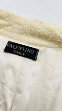 Giacca lunga bianca Valentino Tissus
