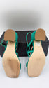 Sandalo in suede verde N.35/36/40/42