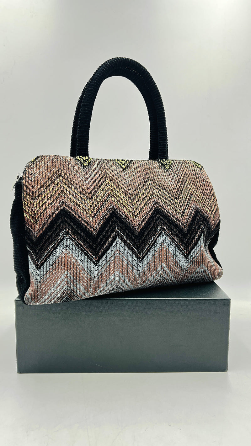 Borsa motivo zig zag MISSONI