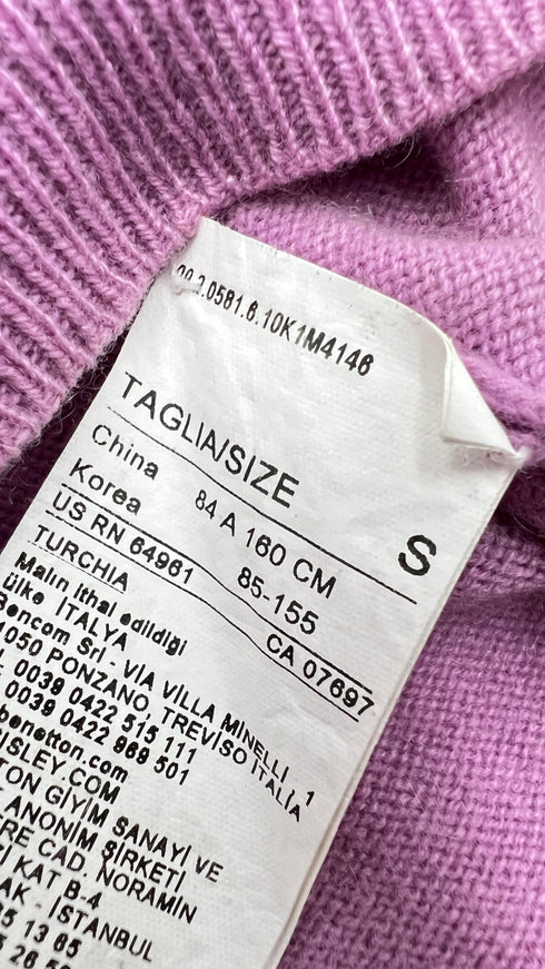 Maglia a V in cashmere