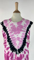 Abito tie dye "Sundow" con cartellino